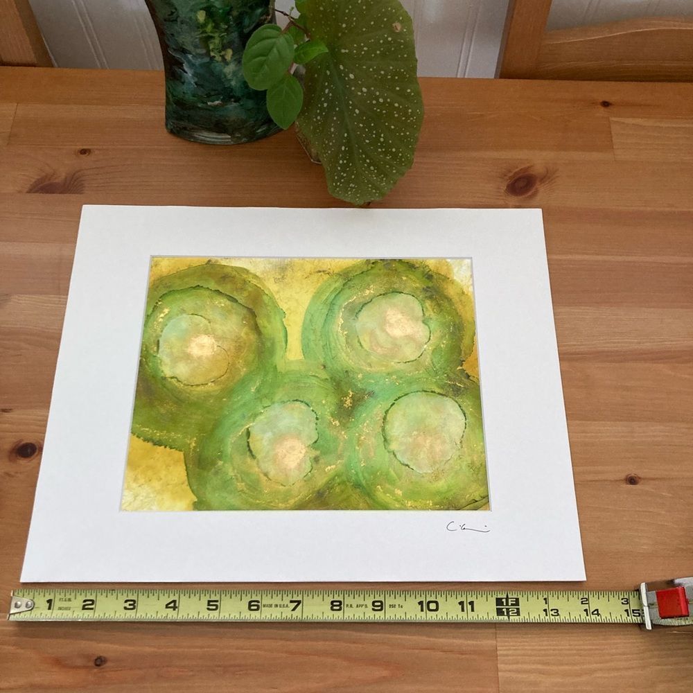 New Original Signed Artwork Alcohol Ink on Paper - Picture 6 of 6